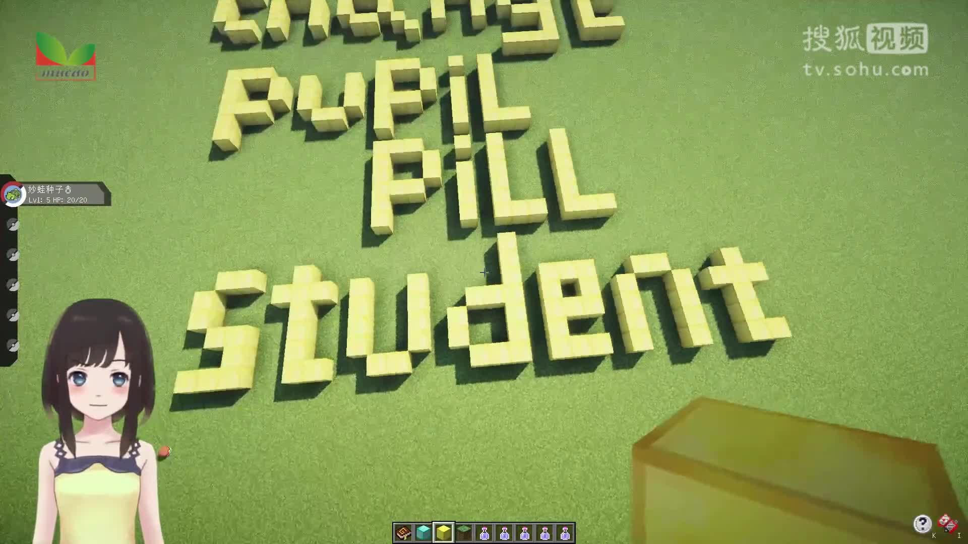 我的世界牧草mc好仁l英语单词#2:student