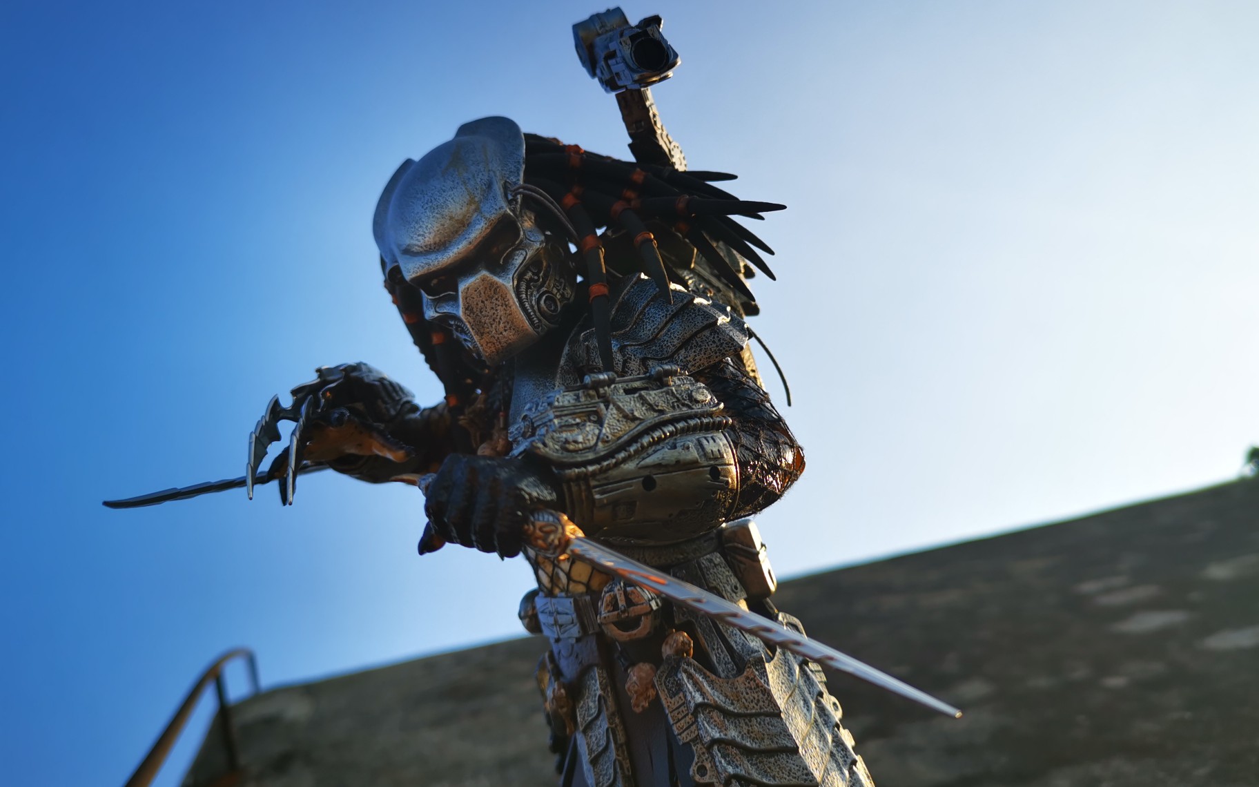 hottoys铁血战士2014远古 铁血战士外拍