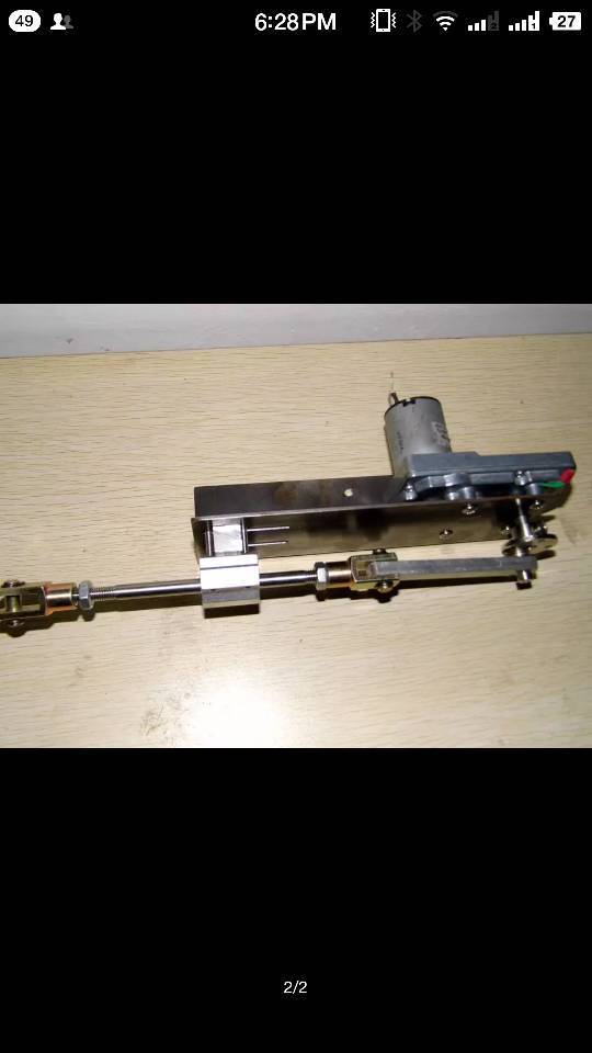 图1,2说明了电机圆周如何变成直线运动,图三请问气动的又是怎么使物体