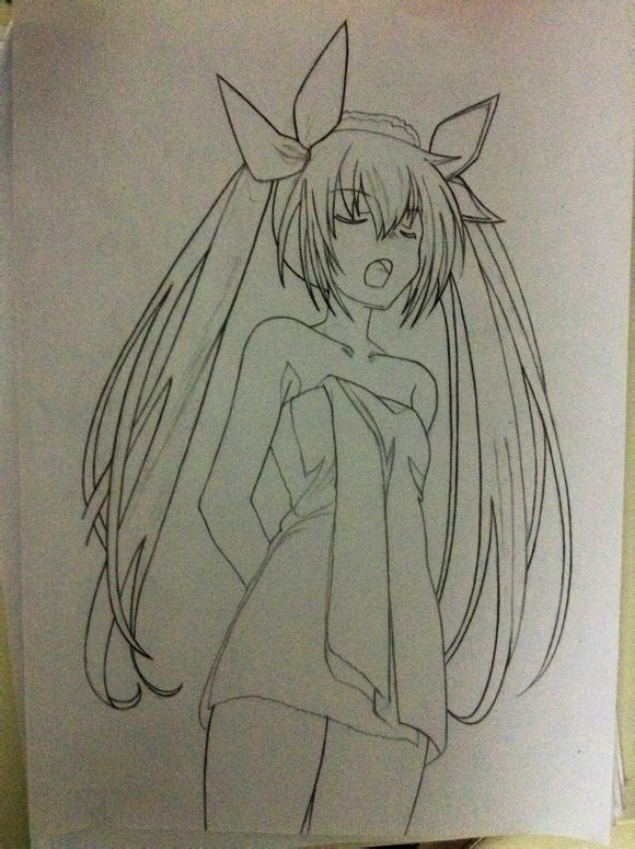 要一张很好画的五河琴里图片,拿来临摹.