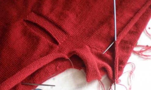 手工毛裤编织方法