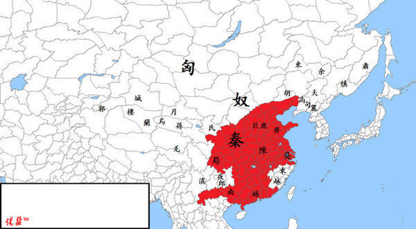 请问历史专家中国古代秦朝汉朝是的领土面积是
