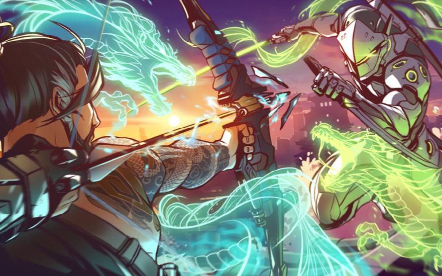 守望先锋丨源氏&半藏岛田兄弟精彩镜头