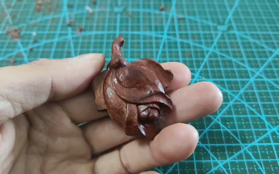手工雕刻,玫瑰花紫檀木雕刻