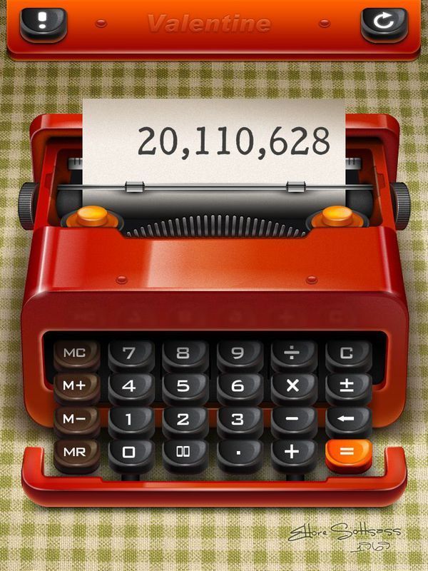 楼上说的ipad红色情人计算器还不错.