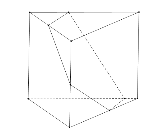 用一个平面去截一个三棱柱,怎样截出五边形,截出五边形有几种方式?