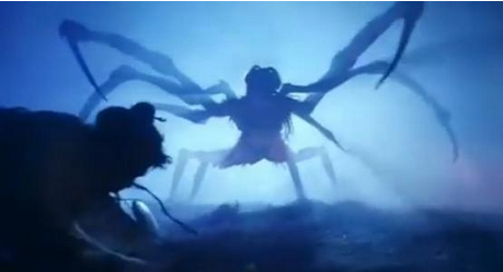 一部香港搞笑鬼片里一个人说那个女鬼也不恐怖