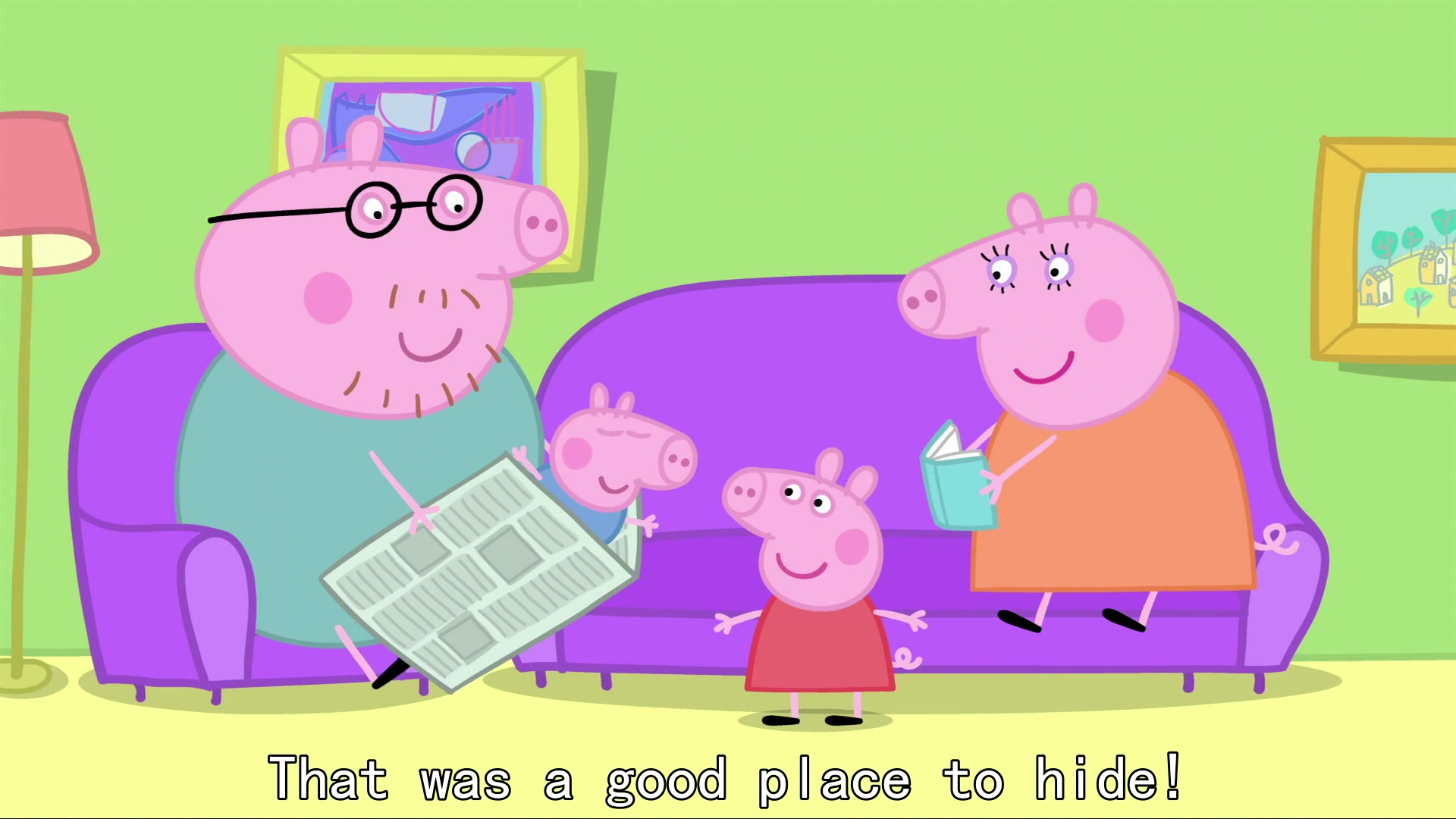 《小猪佩奇s01e05》英语配音 视频素材 消音素材