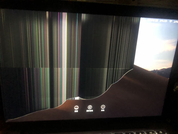 Macbook Pro 屏幕 花屏 竖条怎么办