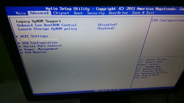 win7的BIOS界面找不到SATA Configuration选项