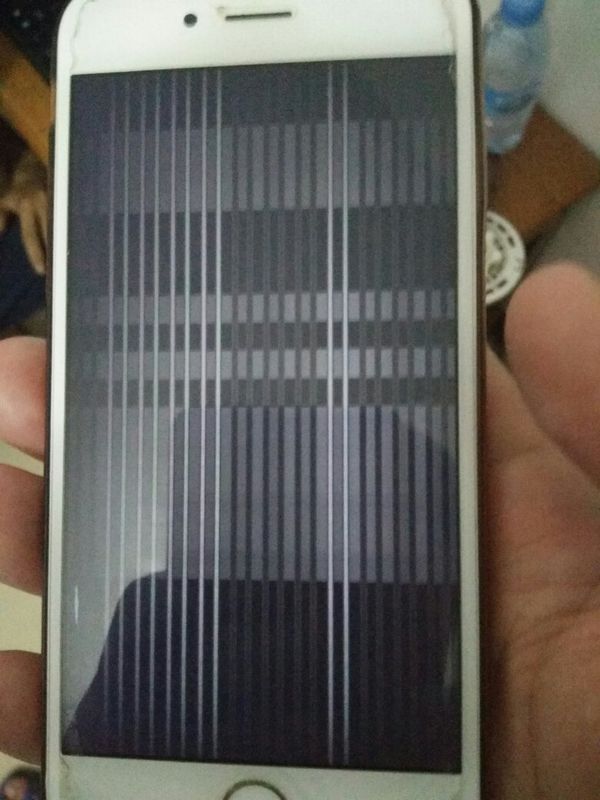 苹果6开不了机,条纹显示!求知什么问题以前换