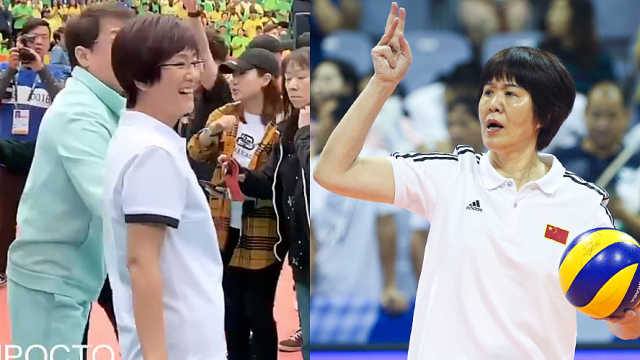 巩俐造型神还原郎平,网友都惊呆了