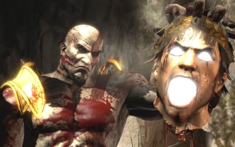 战神3:楚河把 b>太阳神阿波罗 /b>的头颅,当成了手电筒