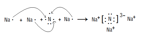 用電子式表示na3n的形成過程