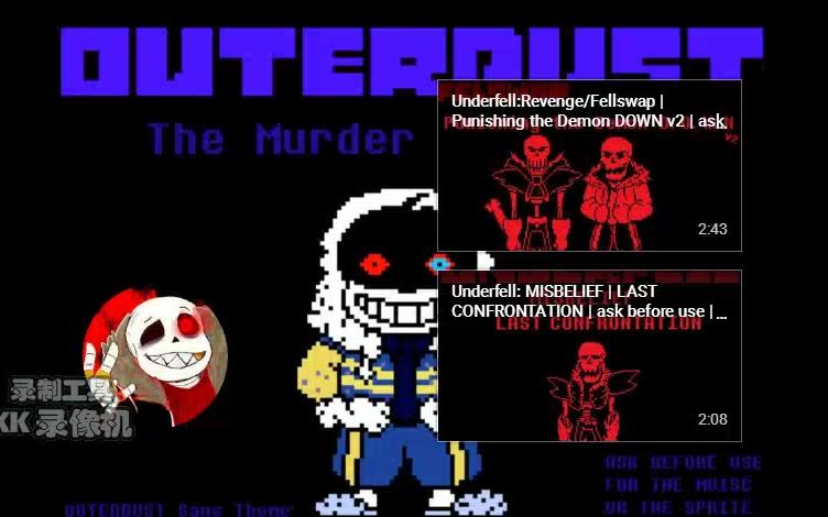 au the murder in space ask before use outerdust sans