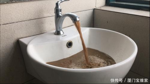 没用净水器的水