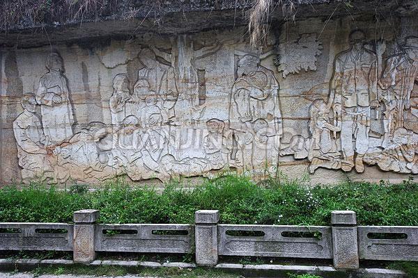 据说泸县玉蟾山能看到蒋兆和的流民图,这是真的吗?