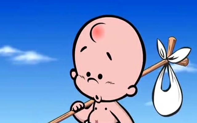 小破孩破锣侠:为了吃饱饭, 破锣决定不当侠客了.