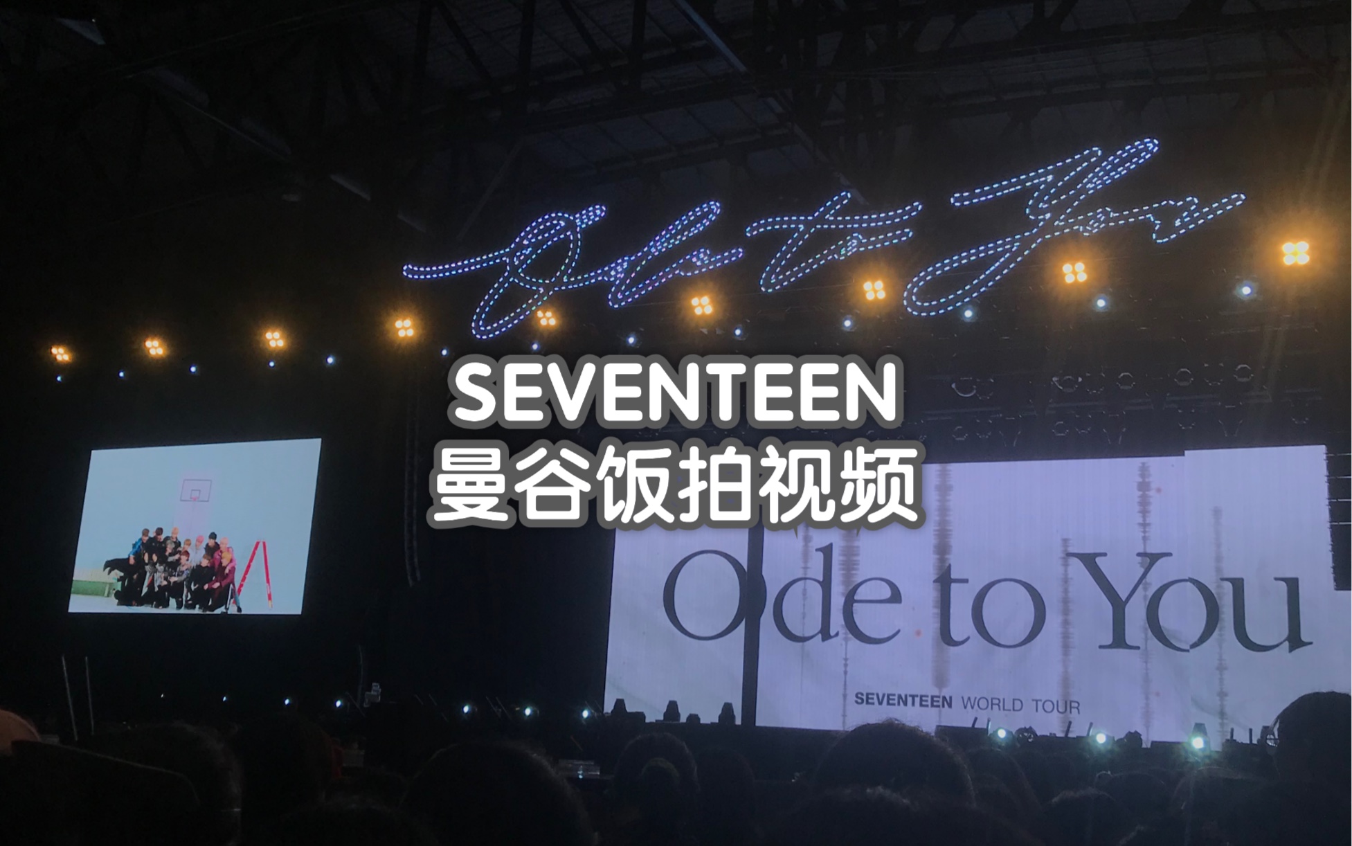 [图]【SEVENTEEN】20191123/24 Ode to You in Bangkok 曼谷场演唱会饭拍视频