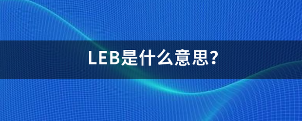 leb是什么意思