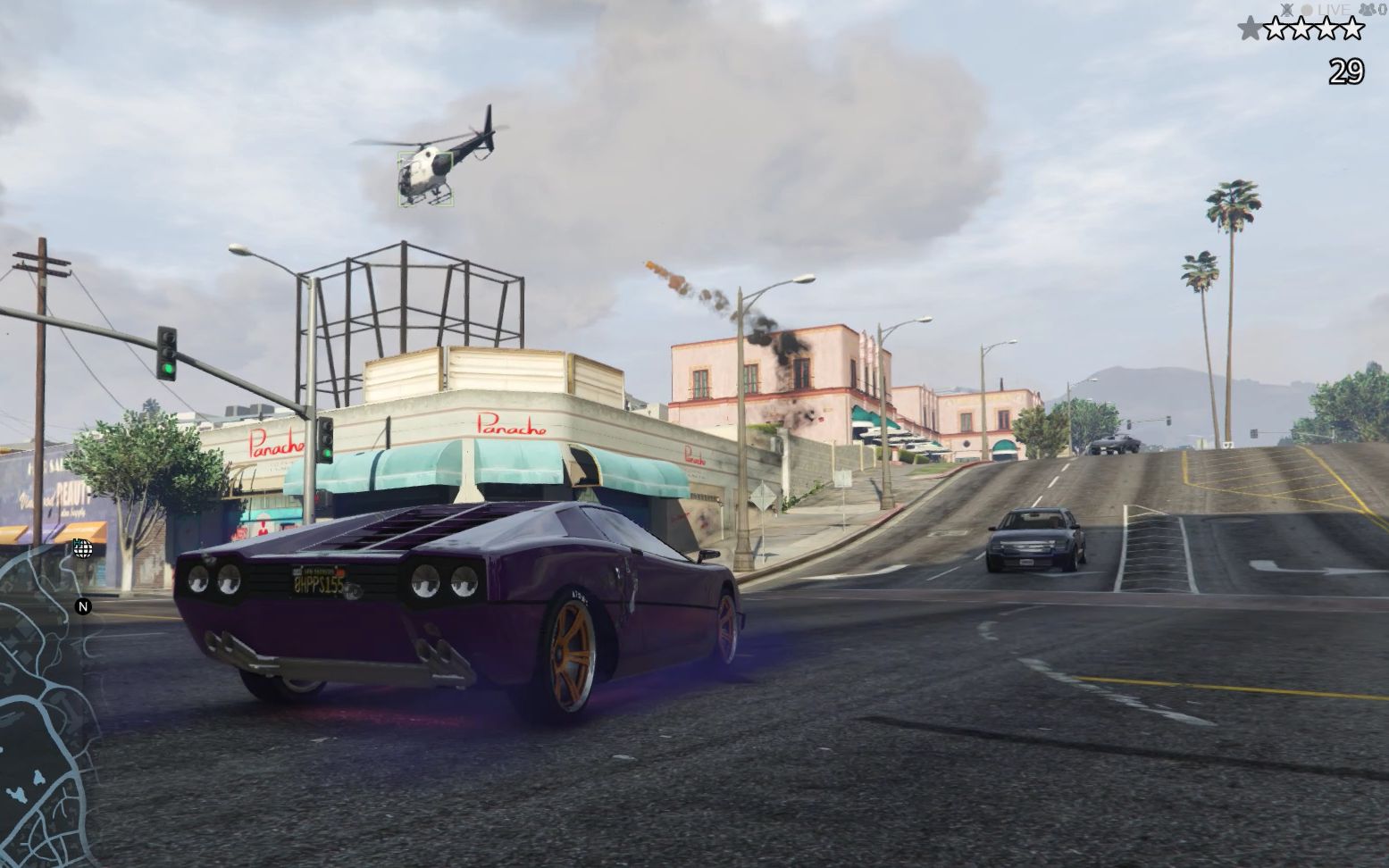 gta5开 潜水车斯特龙伯格导弹鱼雷机枪齐上阵,打到五星通缉躲到海底