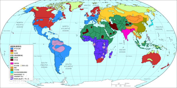 三维地图看世界宗教图片