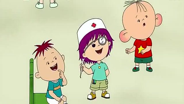 大耳朵胡图图,小美他们玩得很开心,可图图还是乖乖待在家里