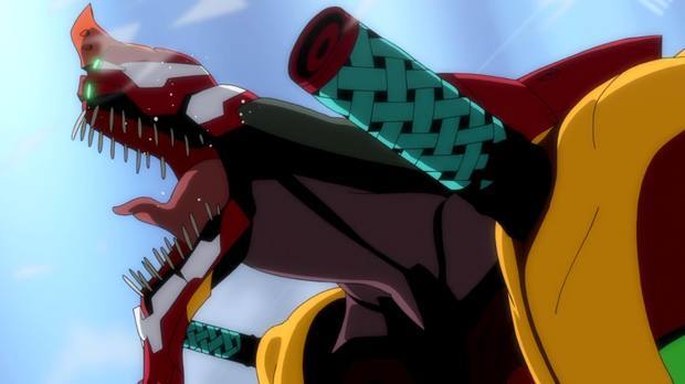 动漫eva (新世纪福音战士) 里,关于二号机兽化形态的问题