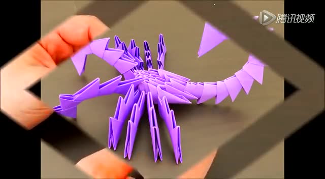 蝎子折纸步骤图解法图片