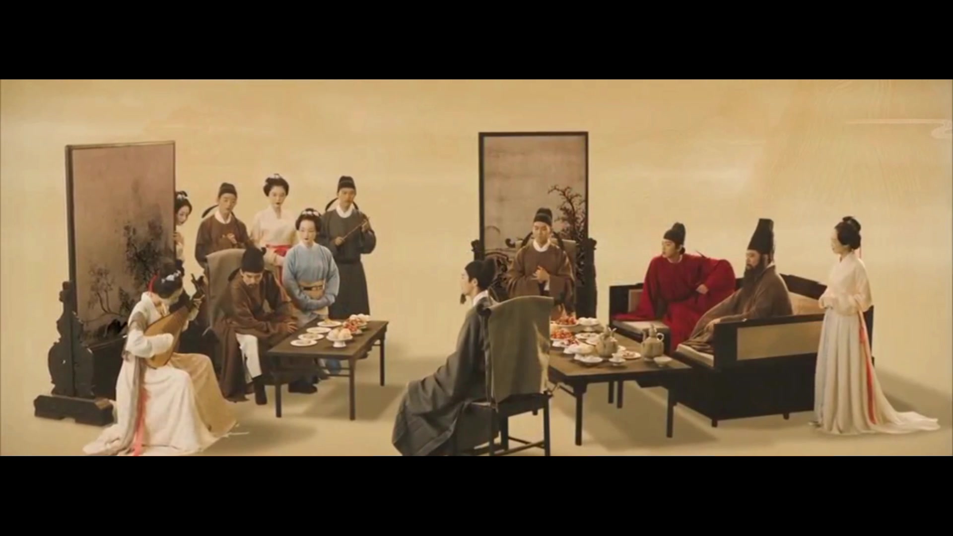 高度真人还原韩熙载夜宴图