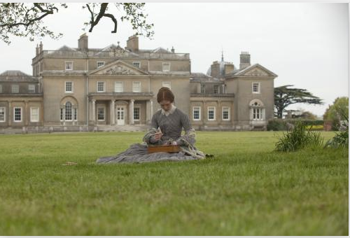 爱博特,贝茜,里德夫人和她的侍女把简爱拉进红房子 ,把他按坐在凳子上