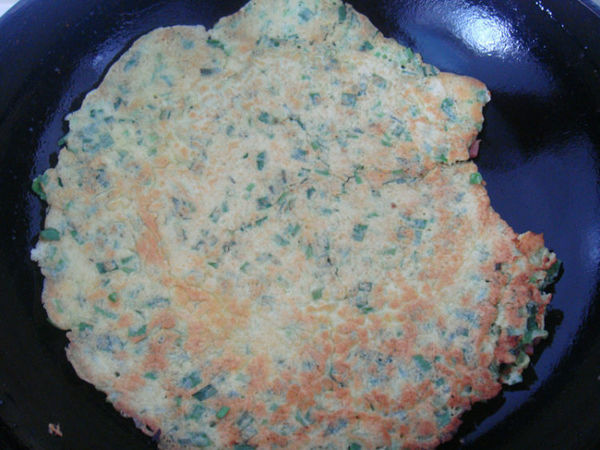 韭菜番茄火腿鸡蛋饼的做法,韭菜番茄火腿鸡蛋饼怎么做