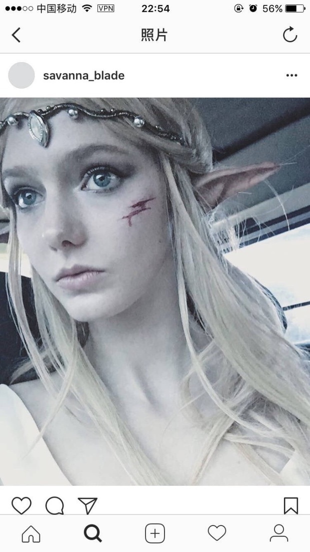我已经知道她是savanna blade小天使啦!