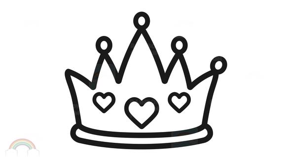 视频-儿童彩绘:黄色和粉色的皇冠,创意儿童美术教程