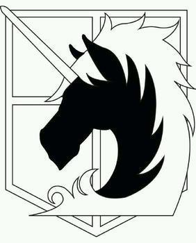 求进击的巨人宪兵队徽章彩图