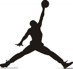 aj的标志举篮球的手是那个