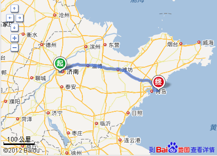 济南到青岛崂山远还是济南到焦作云台山远