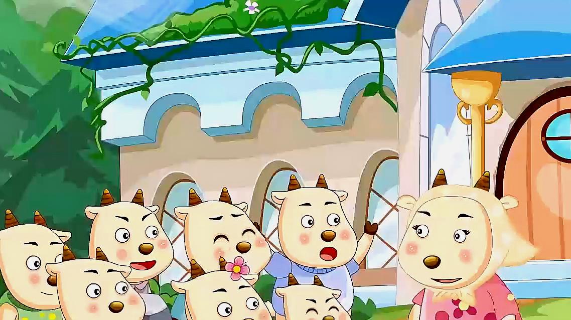 七只小山羊和大灰狼的故事,经典儿童益智童话故事