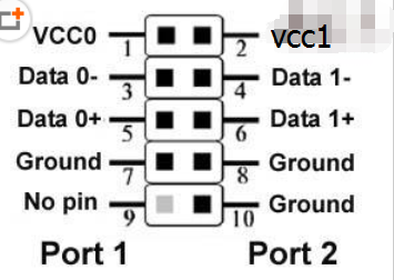 usb跳线接法图解图片