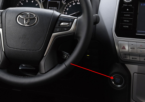 丰田霸道手刹位置在哪