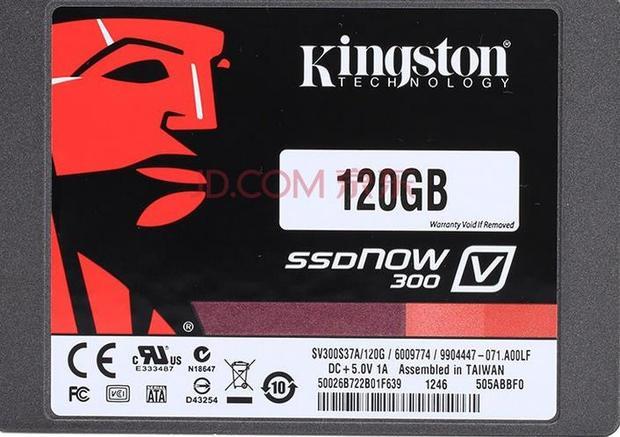 士顿(Kingston)V300 120G 固态硬盘外包装是什