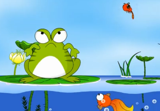 小青蛙的大嘴巴的故事