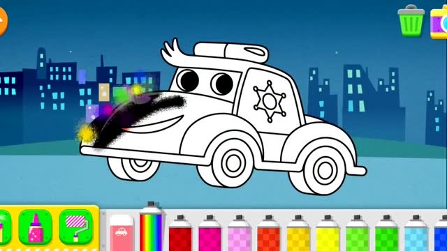 一起来玩 b>碰碰狐汽车城 /b>,警车夜间抓捕小偷