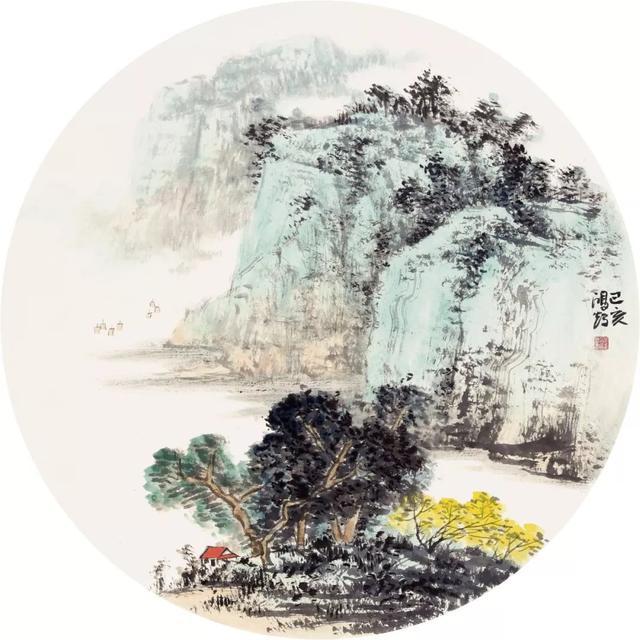 国画山水画比赛作品