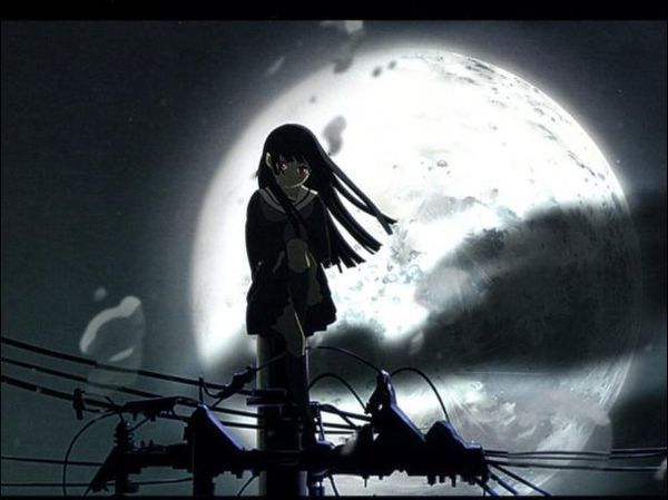 求悲伤蓝色少女杀手图