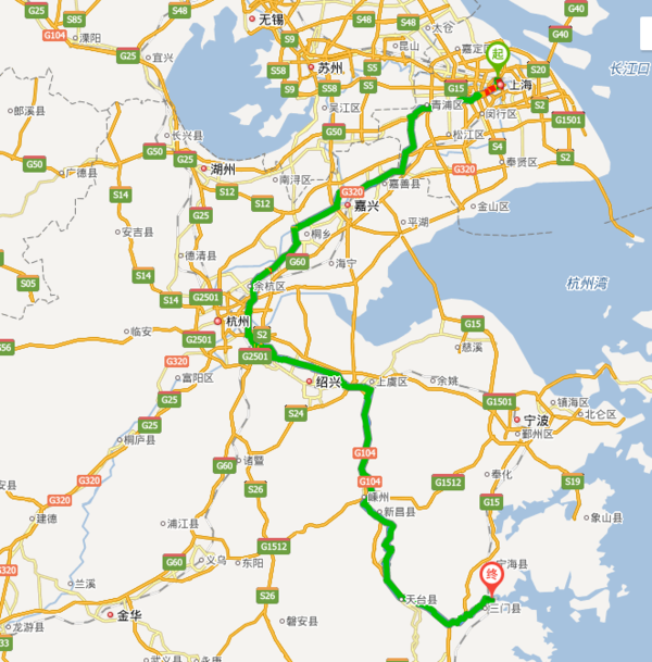 从上海到三特渔村有多少公里