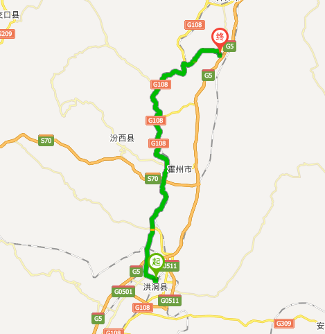 在第3个出口,朝红崖峡谷/s221/灵石方向,左前方转弯进入永吉大道 3)