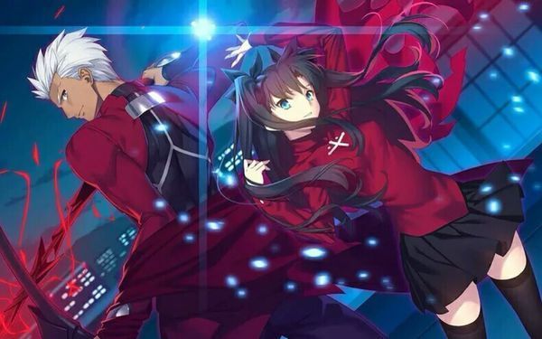 求一张fate的红a与凛的高清壁纸及出处,内有附图,先谢谢各位朋友了