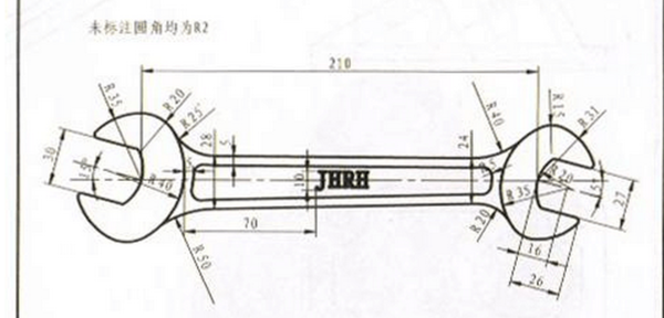 ug画扳手 小弟实在是不会画 求大神指导 越详细