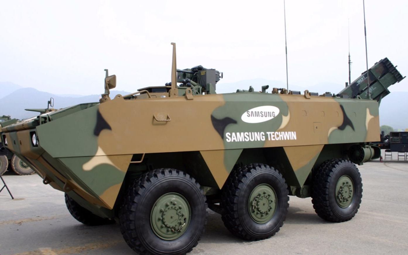三星自研 轮式装甲车